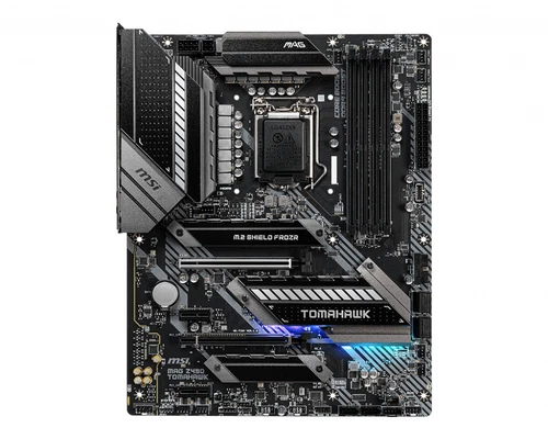 MSI MAG Z490 TOMAHAWK Motherboard Intel Z490 LGA 1200 DDR4 M.2 ATX USB 3.2 Core