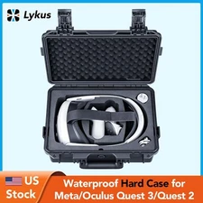 Lykus Titan OQ200 Waterproof Hard Case for Meta Oculus Quest 3S/3/2 [CASE ONLY]