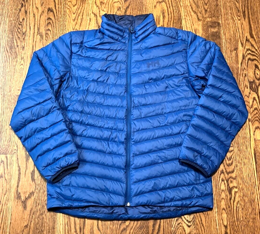 Helly-Hansen Mens Verglas Down Insulator Jacket 700 XL Cobalt Blue $260 Retail