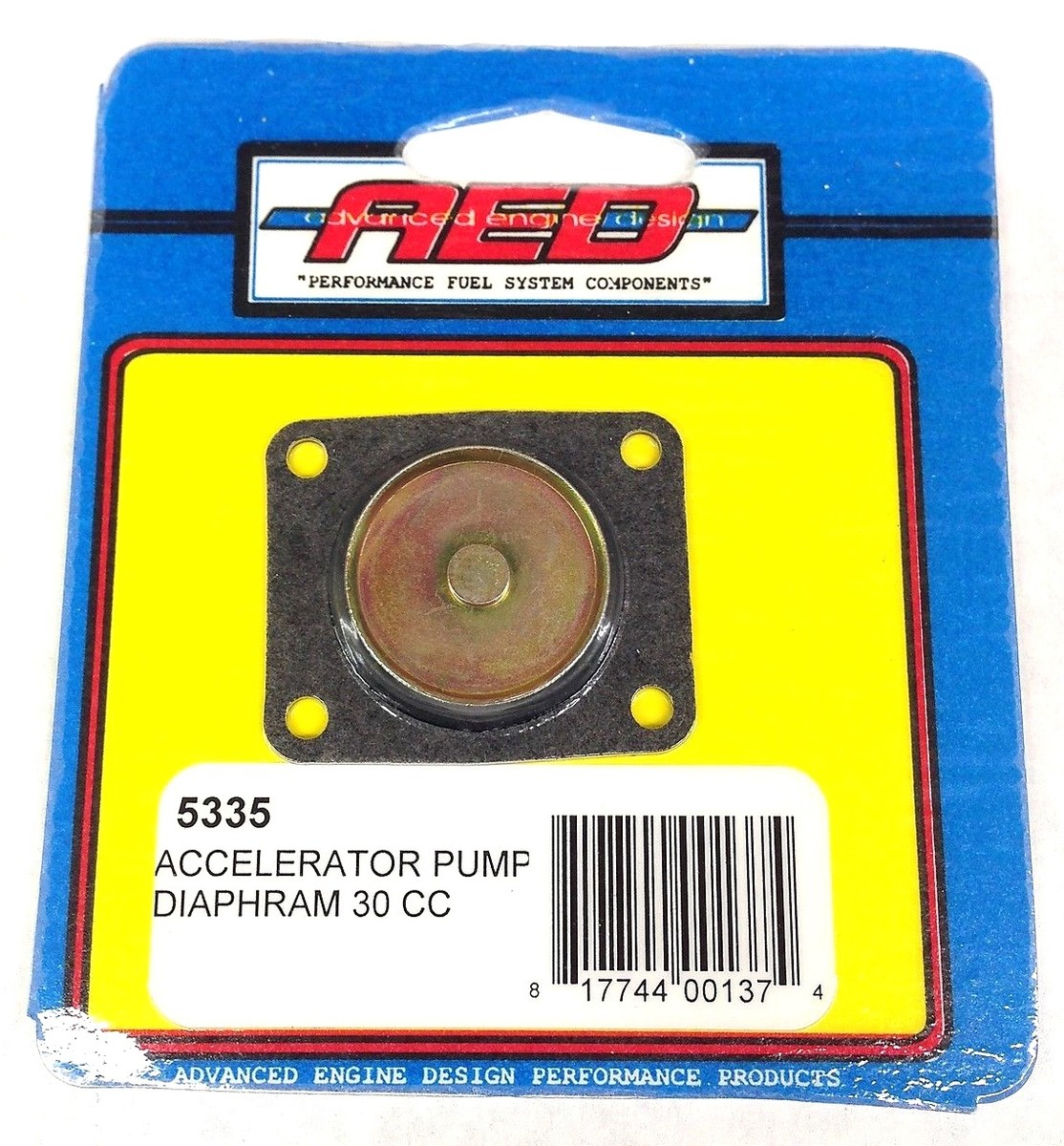 AED Performance 30cc Accelerator Pump Diaphragm 5335 AED Performance 30cc Accelerator Pump Diaphragm 5335