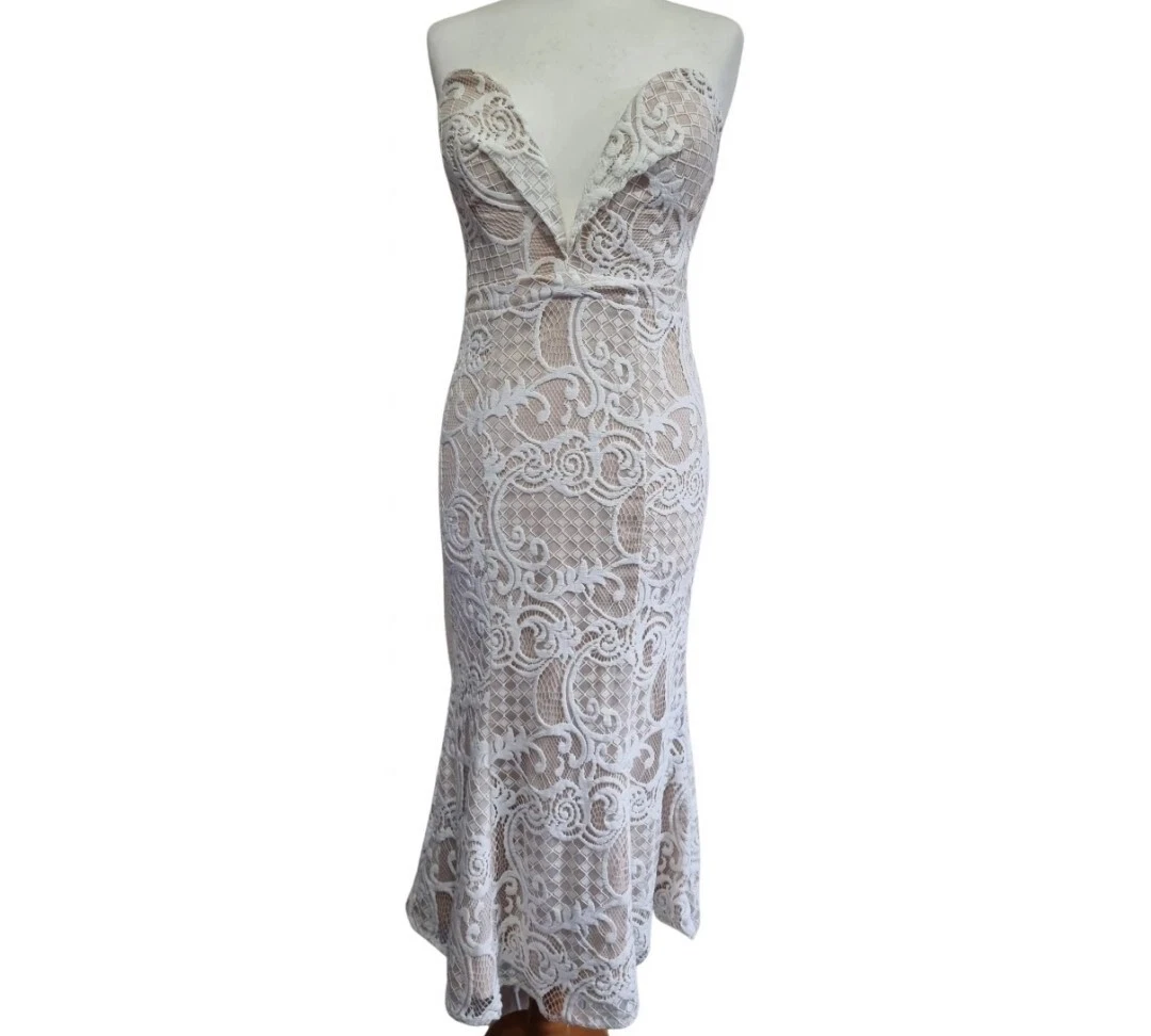 lace back prom dresses Sylvia Lilac Mermaid Scoop Lace Prom Dress with Lace-up Open back
