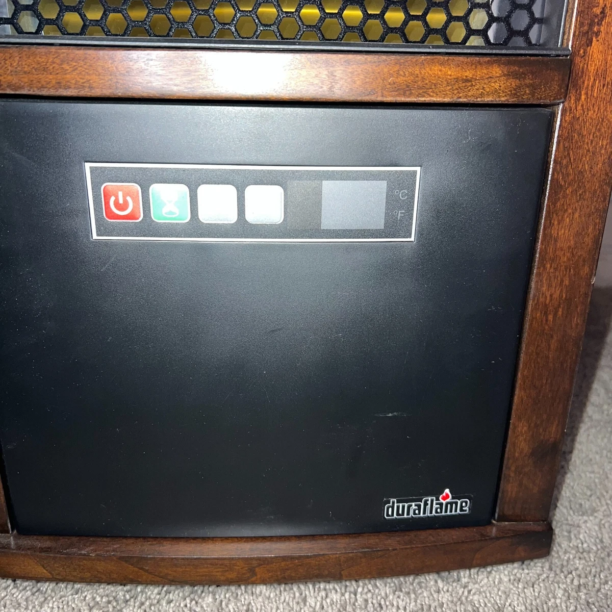 Duraflame 9HM9000-C240 1500W Moveable Portable Electric Heater w/ Remote  Tested | eBay