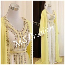 SALE New Moroccan Kaftan In Dubai Style Party Wear Dress Very Fancy Long Gown 94
