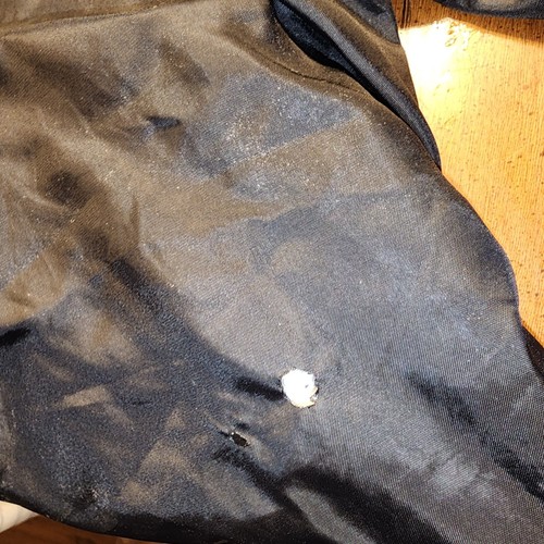 VTG Auburn Sport Jacket Black Sixe 2XL Windbreaker CSI Sam Houston Forensic - Picture 6 of 12