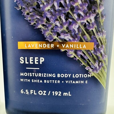 2/PCS BATH & BODY WORKS AROMATHERAPY SLEEP LAVENDER VANILLA BODY