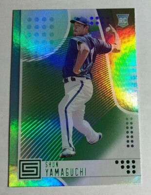 2020 Panini Chronicles STATUS GREEN Parallel SHUN YAMAGUCHI Blue Jays RC #9