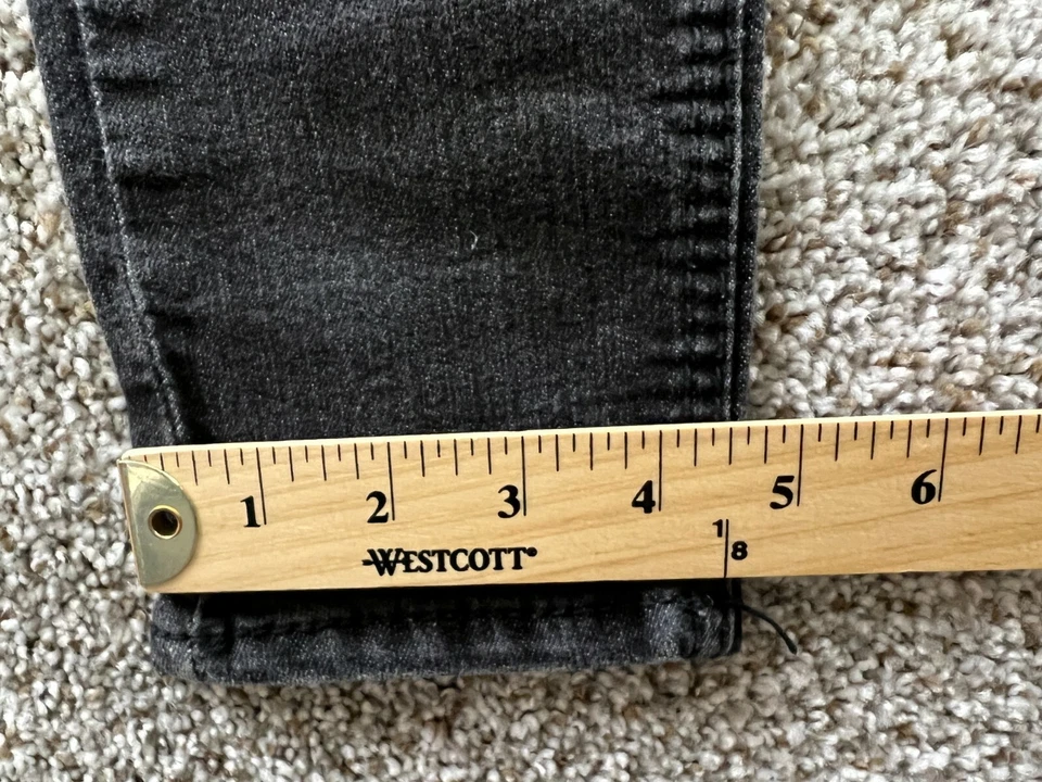 Domaine Brand Jeans Women's Size XS Faded Black Skinny Jeans Stretch - Image 4 of 4