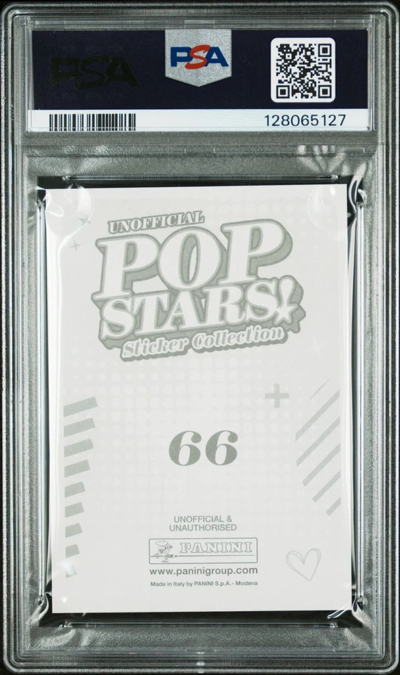 Beyonce 2025 Panini Pop Stars! Stickers #66 Silver Foil SP PSA 10 Gem Mint Pop 1 - Image 2 of 3