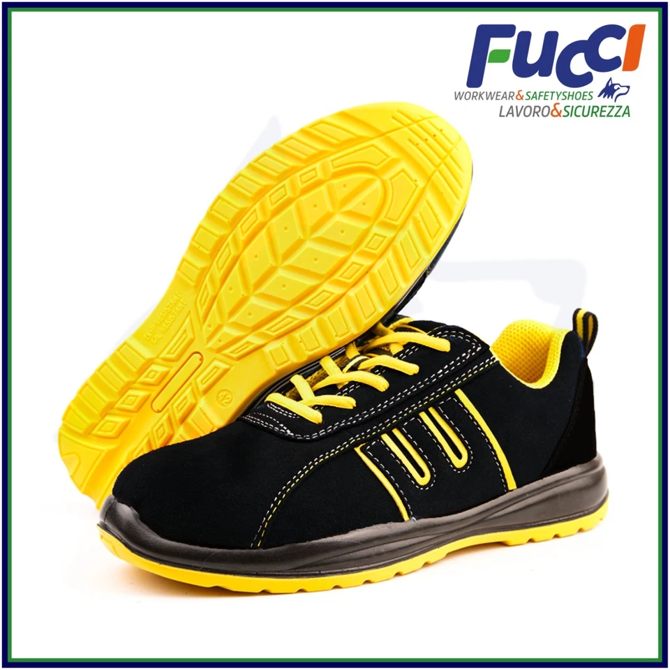 Scarpe antinfortunistica Uomo Scarpe da lavoro leggere nero S1P SRC Miller Steel - Immagine 3 di 4