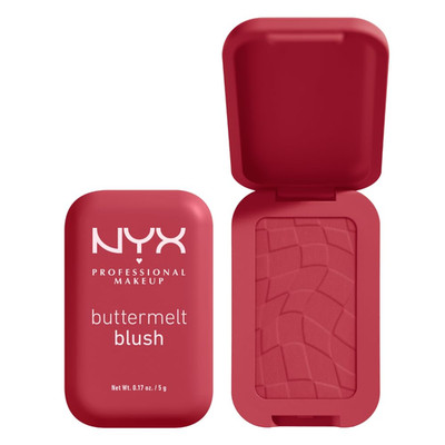 NYX PROFESSIONAL MAKEUP Buttermelt Powder Blush, Fade and Transfer-Resistant Blu