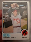 Original 1973 Nolan Ryan Topps Baseball Card - Off Center -  Condition Poor