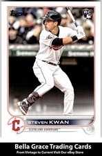 2022 Topps Update Steven Kwan #US261 Cleveland Guardians Rookie MLB Baseball 