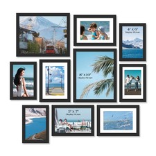 10 Pack Picture Frames Collage Wall Decor, Gallery Wall Photo Frame Set for W...