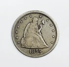 *1875 S SEATED LIBERTY SILVER QUARTER* *RARE* NR #G4080