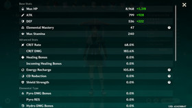 Genshin Impact AR 60 America - Nefer - Columbina - Furina - Mualani - Navia
