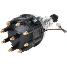 Fits Ford 351W Fits V8 Pro Billet Distributor, Mechanical Advance, Blue