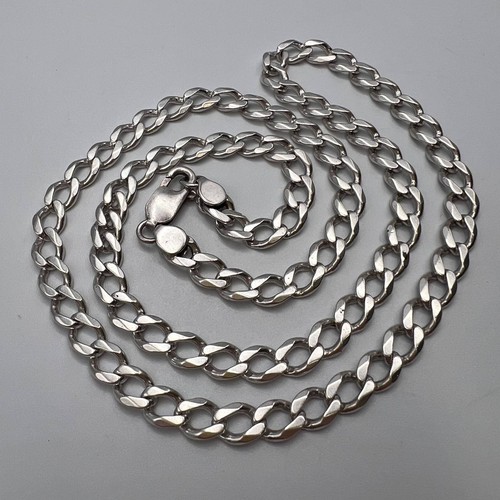 Collana catena gioielli vintage uomo donna argento sterling 925 marcata 35,5 gr - Foto 4 di 8