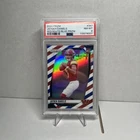 2024 PANINI PRIZM RED/WHITE/BLUE PRIZM #347 JAYDEN DANIELS ROOKIE RC PSA 8