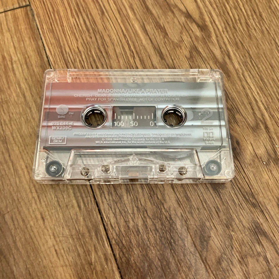 Madonna like a prayer 1989 cassette tape album vintage tested rare pop music - Image 4 of 4