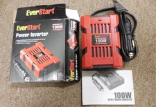 ever start power inverter 100w car truck    usb ports     1 a/c port 12v to 110v