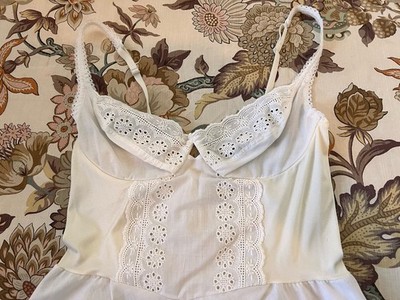 PIERRE BALMAIN LITTLE COTTON SLIP DRESS EYELET LACE SIZE 36 | eBay PIERRE BALMAIN LITTLE COTTON SLIP DRESS EYELET LACE SIZE 36 | eBay