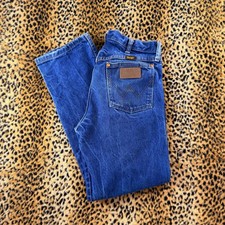 Vintage Wrangler Cowboy Cut 13MWZ Blue Jeans 32x30 Mens Denim Made in Mexico