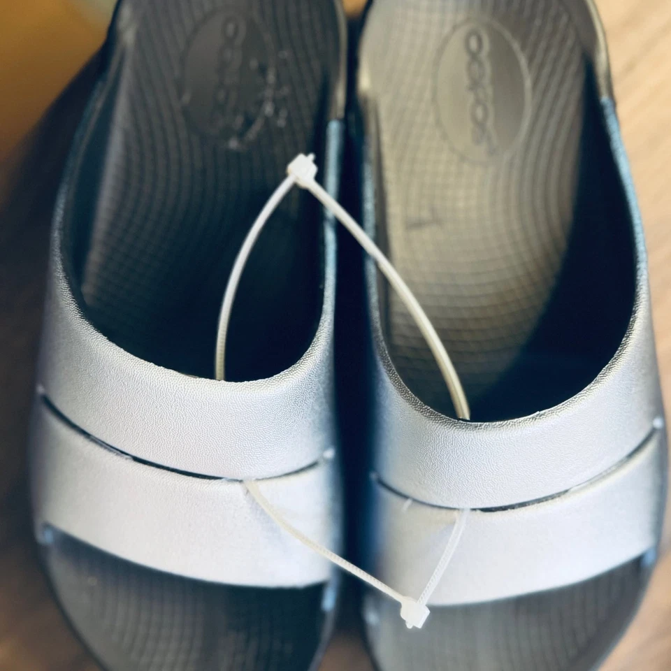 女士 OOahh 豪华拖鞋凉鞋 - 蓝色霜 M7/W9 — 第 3/4 张图片