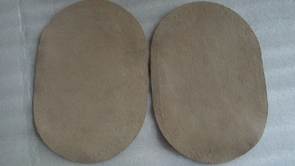 Vintage 1970's Dritz Suede Leather Elbow Jacket Coat Sweater Patches - Image 3 of 4