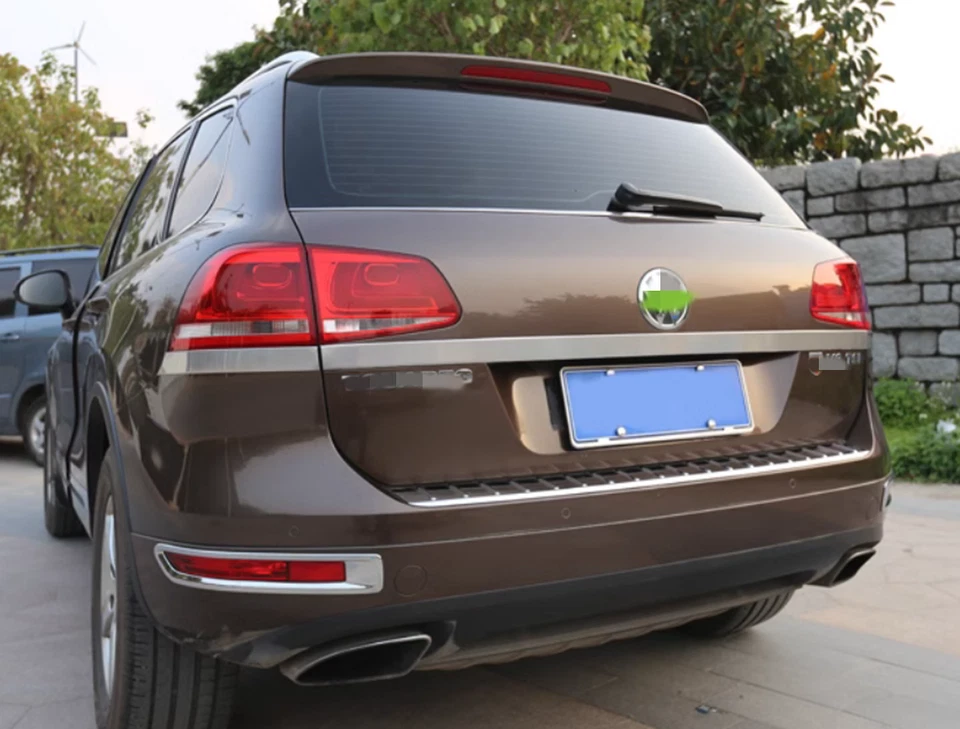 Stainless steel Tail Rear Trunk Lid Cover Trim For Volkswagen Touareg 2011-2018 - Image 3 of 4