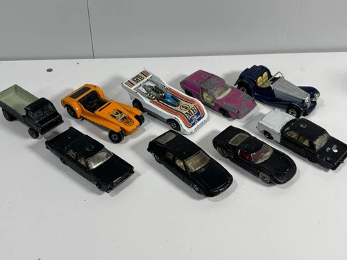 Matchbox Lesney Corgi Vintage Diecast Cars Joblot of  9  Very Worn SPARES