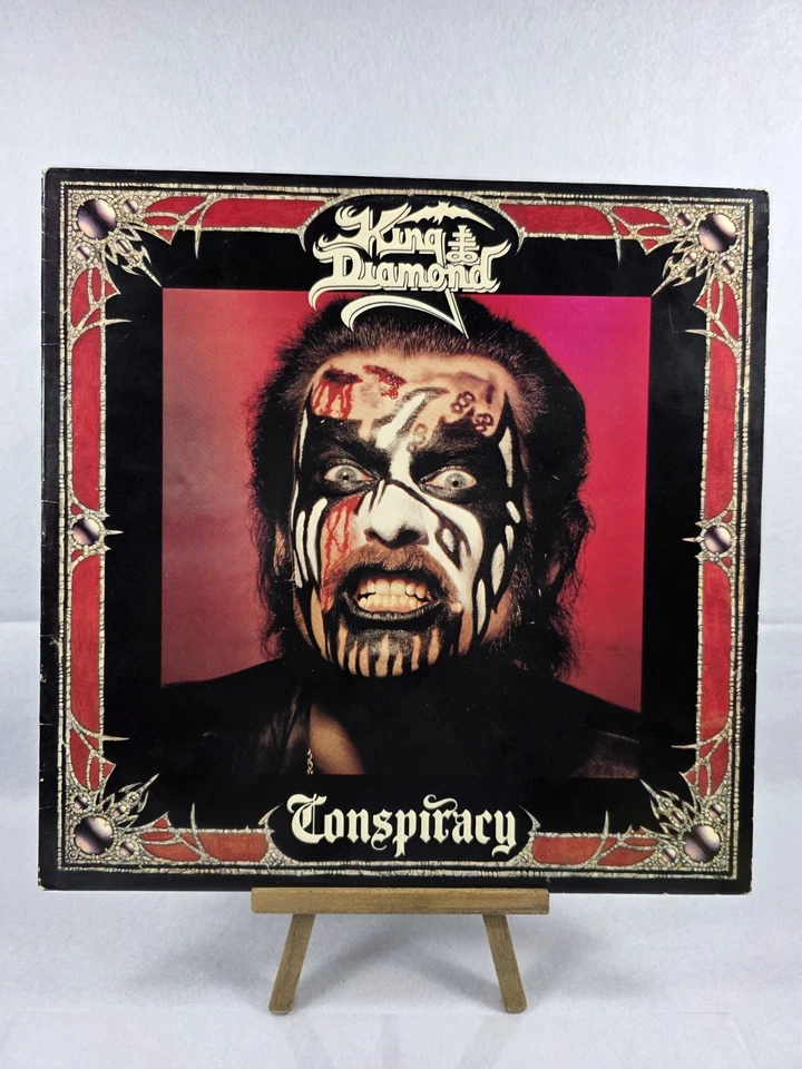 King Diamond "Conspiracy" Vinyl LP (1989) 1st US Pressing RR9461 - Image 2 of 4