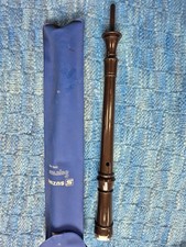 Vintage Suzuki Soprano SRE-500 Recorder with Cleaning Rod and Original Case