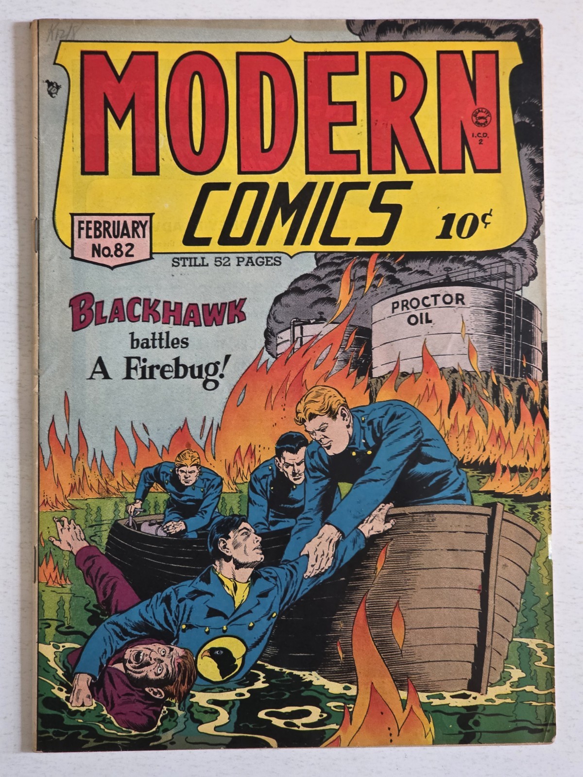 Modern Comics #82 VG/FN BLACKHAWK- Torchy by Bill Ward 1949 Pre-code Golden Age