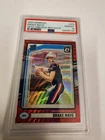 2024 Panini Donruss Rated Rookie Drake Maye RC Optic Preview Red Wave PSA 10