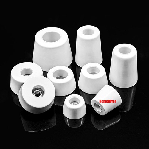 White Rubber Feet Pads With Washer Rubber Bumper Anti-Vibration Foot Pad Damping - Picture 14 of 19
