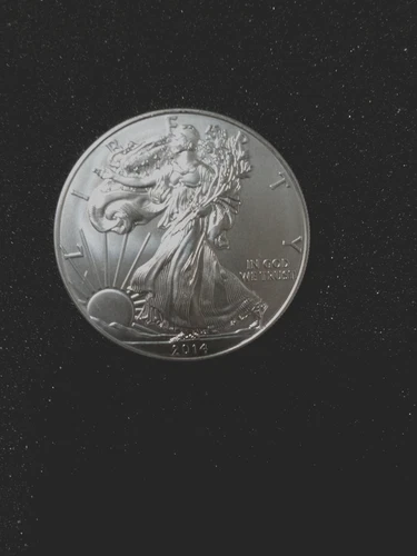 2014 American Eagle Silver Dollar 1oz  .999 Fine Silver Brilliant Uncirculated
