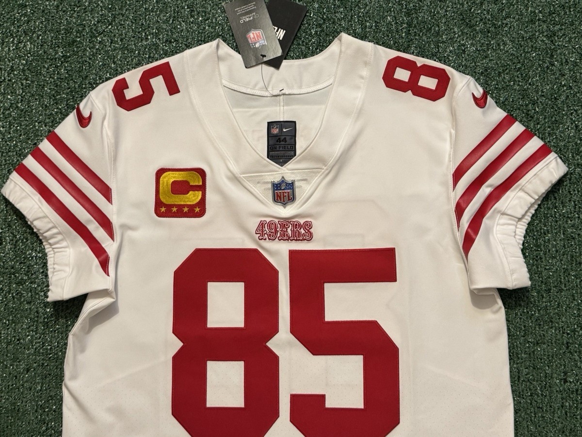 George Kittle San Francisco 49ers White Nike Vapor Elite