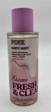 Victoria  s Secret PINK Fresh  Clean Cr me Body Mist 8.4oz NEW