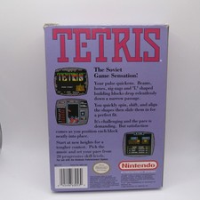 Tetris NES CIB Game Nintendo Entertainment System Complete + Manual & Styrofoam