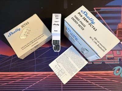 Shelly Pro 3EM-3CT63 Three-Phase Energy Meter
