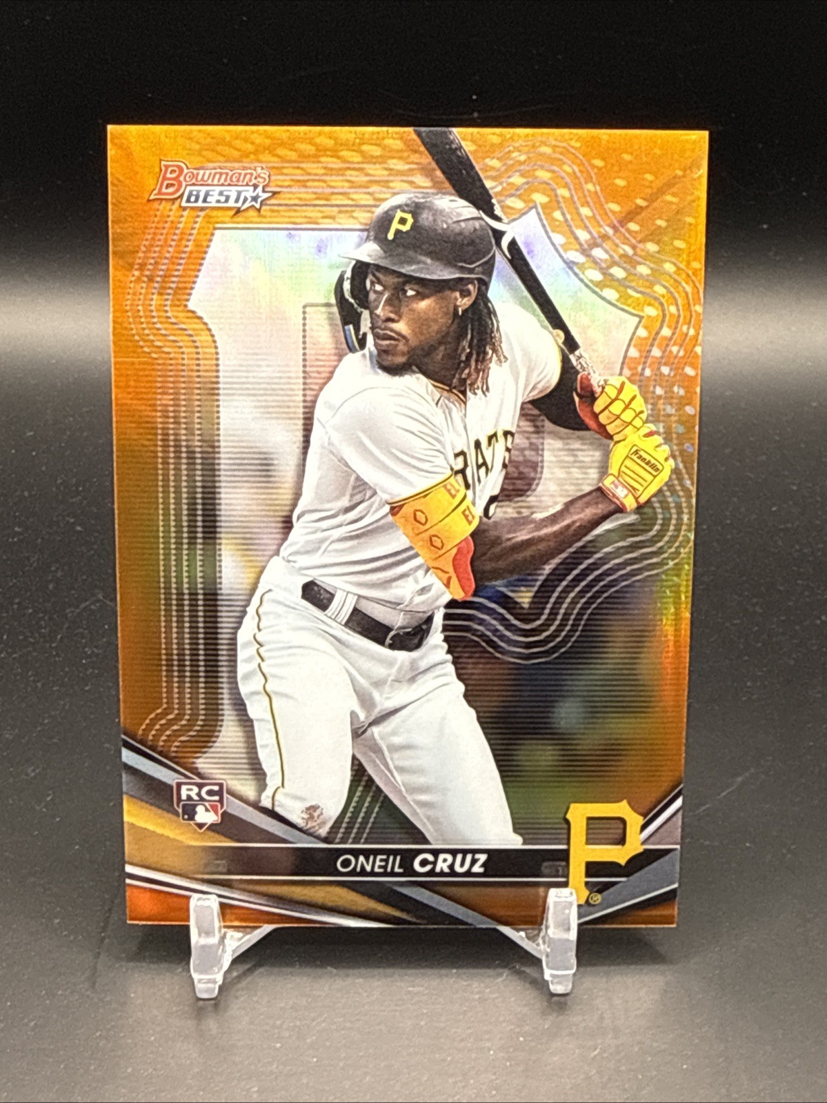 2022 Bowman's Best Orange Refractor /25 Oneil Cruz #36 Rookie RC