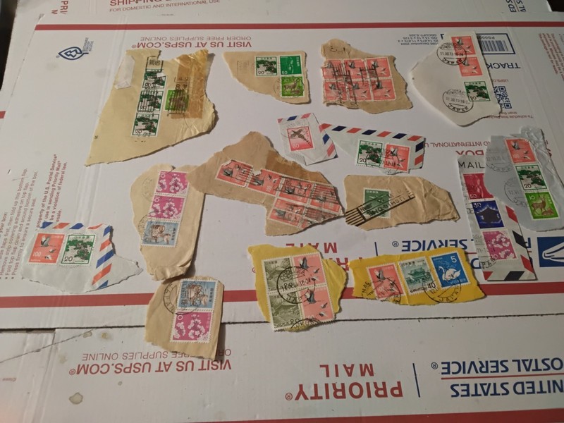 43 Nippon and Japan Postage Stamps Postmarked used