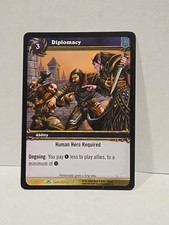 Diplomacy World Of Warcraft TCG Through The Dark Portal Regular Uncommon