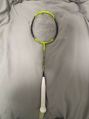Nanoray Z-Speed Badminton Racket, Used, 30 lb Strings, Mid-Cycle Wear