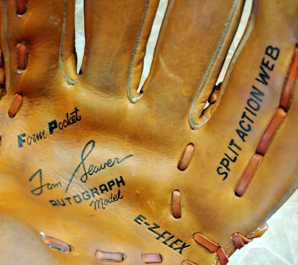 Guante de béisbol softbol Spalding 42-3471 Tom Seaver Mets (se adapta a la izquierda) talla 12 pulgadas Foto 3 de 4