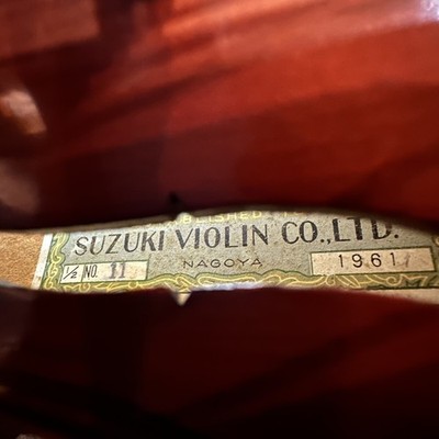 Violin Suzuki No.11 1/2 1961 Nagoya and Hard Case & Bow | eBay