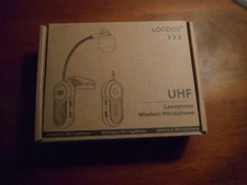 NIB "LOCOCO BKW-31 UHF Saxophone Wireless Microphone" In Box  Hands-Free Clip-On