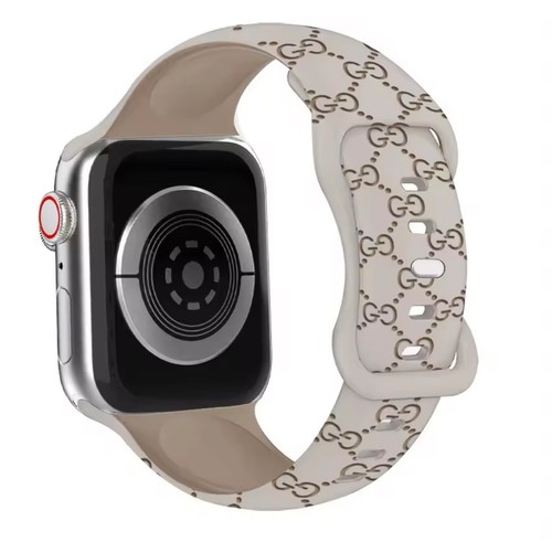 Silicone Apple Watch Band Fits 42/44/45/49mm Watch straps Modern and Luxury band