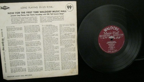 RAGTIME PIANO WILLIE THE ROCK KNOX & HIS ORCHESTRA 33 1/3 RPM VINTAGE RECORD FDR - Picture 4 of 4