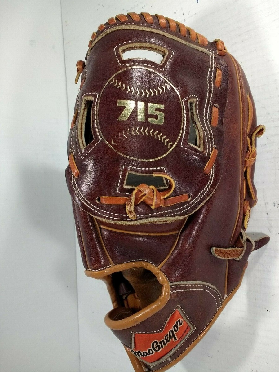 Vintage MACGREGOR Hank Aaron 715 HRK Baseball Glove RHT | eBay